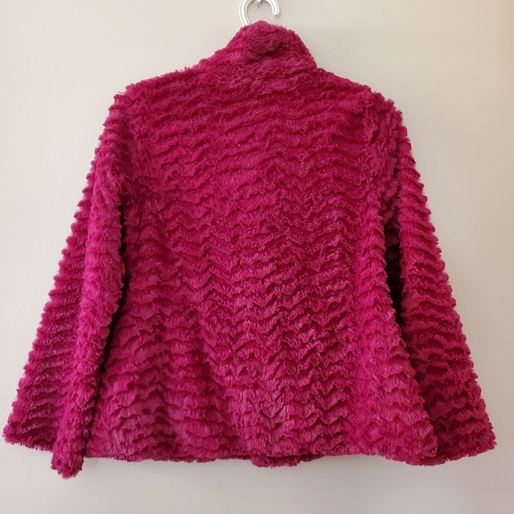 Patagonia - Pelage faux fur berry jacket coat - Girls XL 14 - Picture 4 of 6